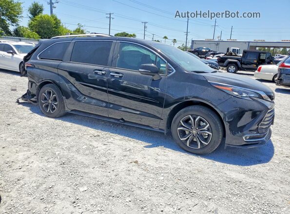 5TDESKFC7SS160678 2025 TOYOTA SIENNA Черный Передняя правая четверть