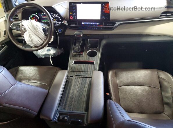 5TDESKFC8MS030590 2021 TOYOTA SIENNA White Dashboard view