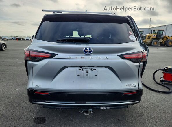 5TDESKFC9PS081293 2023 TOYOTA SIENNA Серебряный Вид сзади