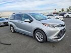 2023 Toyota Sienna Platinum 7-passenger Серебряный vin: 5TDESKFC9PS081293