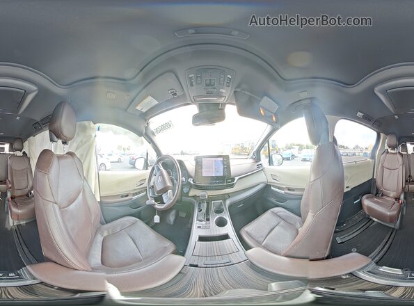 5TDESKFC9PS081293 2023 TOYOTA SIENNA Серебряный Панорамный вид салона 360°