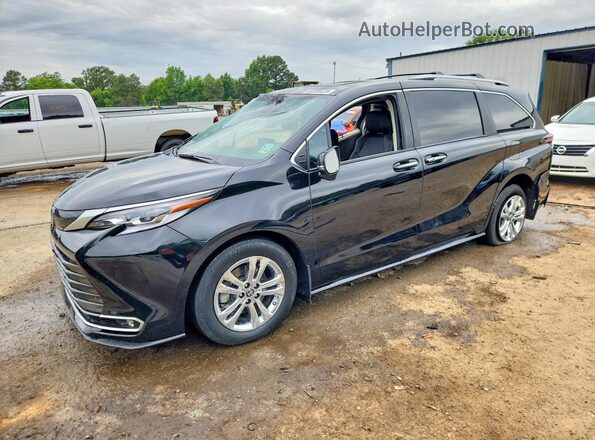5TDESKFCXPS090035 2023 TOYOTA SIENNA Black Vista tres cuartos delantera izquierda