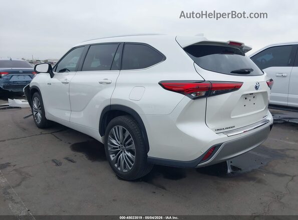 5TDFARAH5LS003400 2020 TOYOTA HIGHLANDER HYBRID White Задня ліва чверть
