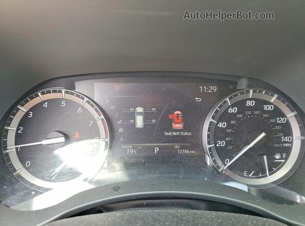 5TDFZRAH4MS084920 2021 TOYOTA HIGHLANDER Silver Սարքավորումների վահանակի տեսք