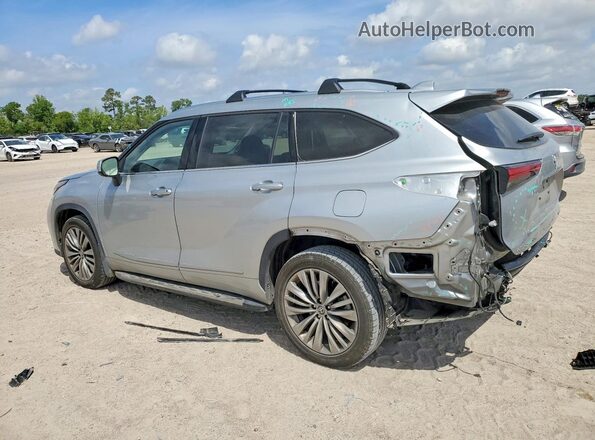 5TDFZRAH4MS084920 2021 TOYOTA HIGHLANDER Silver Հետևի ձախ