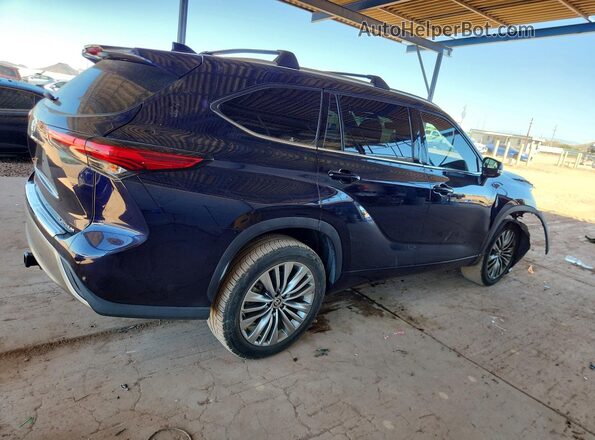 5TDFZRAH6LS026645 2020 TOYOTA HIGHLANDER Blue Tył prawy