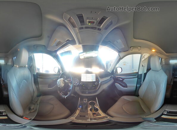 5TDFZRAH6LS026645 2020 TOYOTA HIGHLANDER Blue Widok wnętrza 360 stopni