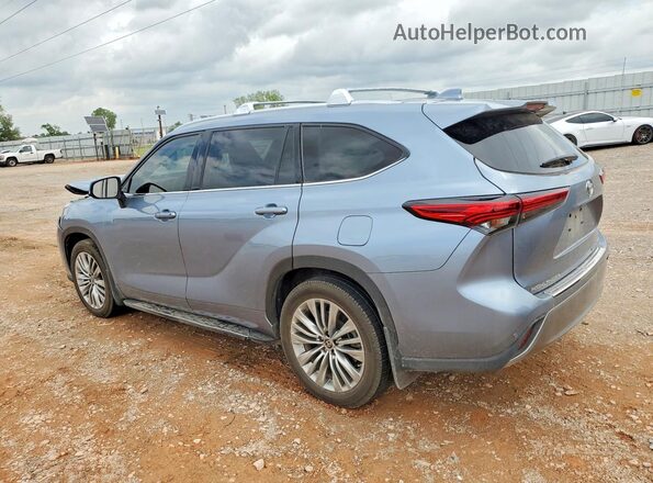 5TDFZRBH6NS226507 2022 TOYOTA HIGHLANDER Синий Задняя левая четверть