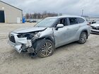 2022 Toyota Highlander Platinum Silver vin: 5TDFZRBH6NS233604