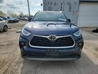2022 Toyota Highlander Platinum Синий vin: 5TDFZRBH9NS229160