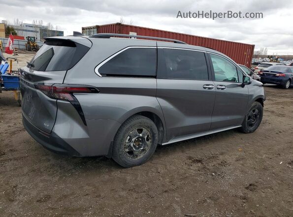 5TDGRKEC3TS292537 2026 TOYOTA SIENNA Gray Հետևի աջ