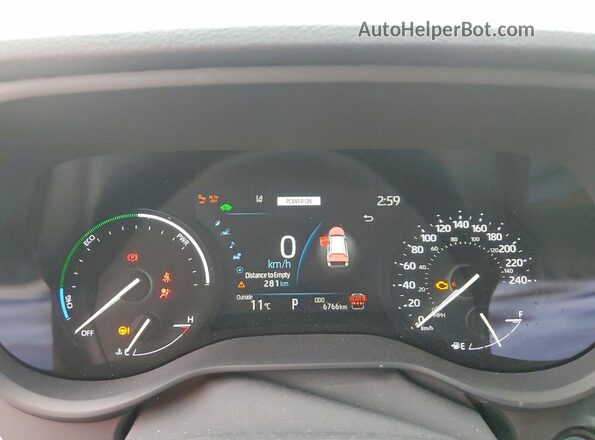 5TDGRKEC5TS291356 2026 TOYOTA SIENNA Blue Widok zestawu wskaźników