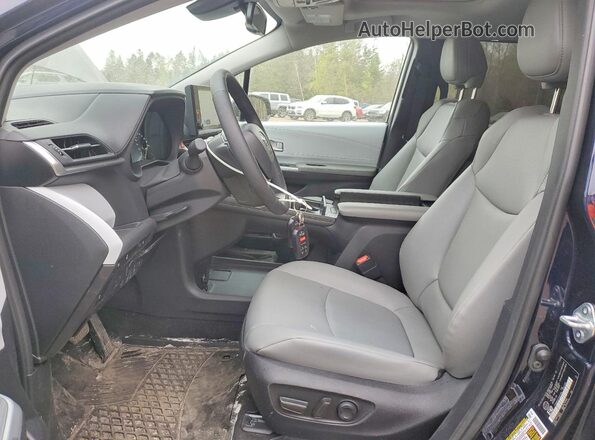 5TDGRKEC5TS291356 2026 TOYOTA SIENNA Blue Widok wnętrza z przodu