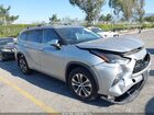 2022 Toyota Highlander Xle Silver vin: 5TDGZRAH2NS090348