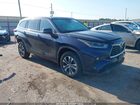 2021 Toyota Highlander Xle Dark Blue vin: 5TDGZRAH3MS530513