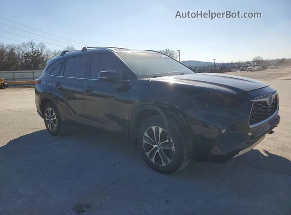 5TDGZRAH4MS527832 2021 TOYOTA LE Black Front right