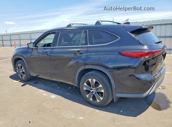 5TDGZRAH5LS513372 2020 TOYOTA HIGHLANDER Черный Задняя левая четверть