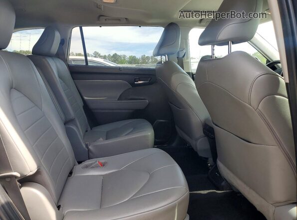 5TDGZRAH7MS052239 2021 TOYOTA HIGHLANDER Серый Вид задней части салона