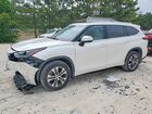2021 Toyota Highlander Xle White vin: 5TDGZRAH9MS043851