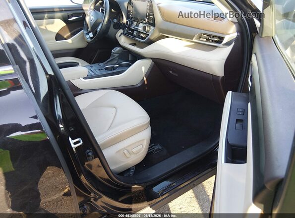 5TDGZRAHXLS003907 2020 TOYOTA HIGHLANDER Black Vista interior delantera