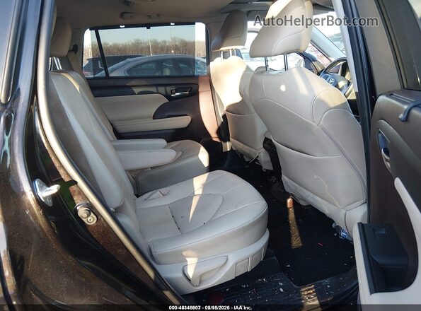 5TDGZRAHXLS003907 2020 TOYOTA HIGHLANDER Black Vista de la etiqueta del VIN