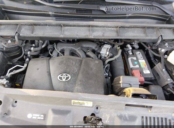 5TDGZRAHXLS003907 2020 TOYOTA HIGHLANDER Black Vista trasera