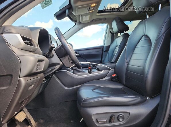 5TDGZRBH2LS017881 2020 TOYOTA HIGHLANDER Black Vista interior delantera