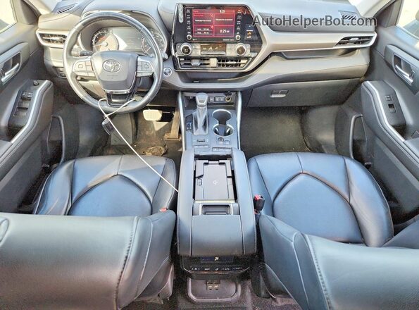 5TDGZRBH2LS017881 2020 TOYOTA HIGHLANDER Black Vista del salpicadero