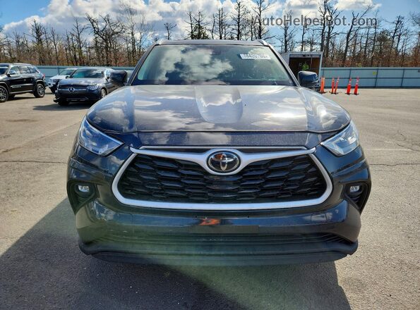 5TDGZRBH2LS017881 2020 TOYOTA HIGHLANDER Black Vista frontal