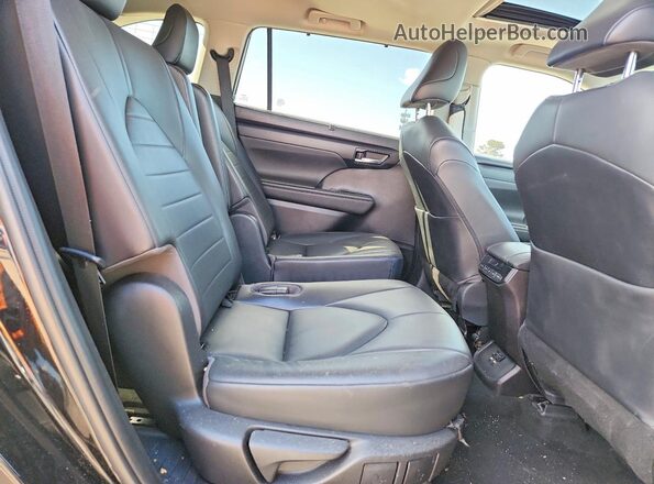 5TDGZRBH2LS017881 2020 TOYOTA HIGHLANDER Black Vista interior trasera