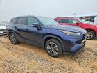 2021 Toyota Highlander Xle Синий vin: 5TDGZRBH2MS557796