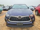 2021 Toyota Highlander Xle Синий vin: 5TDGZRBH2MS557796