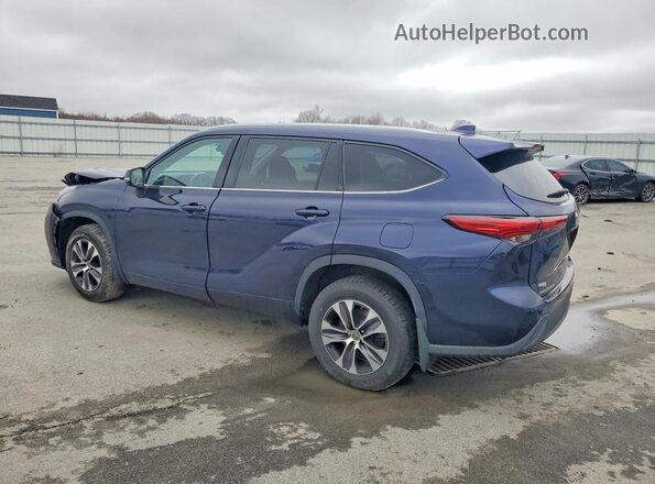 5TDGZRBH3MS543390 2021 TOYOTA LE Синий Задняя левая четверть