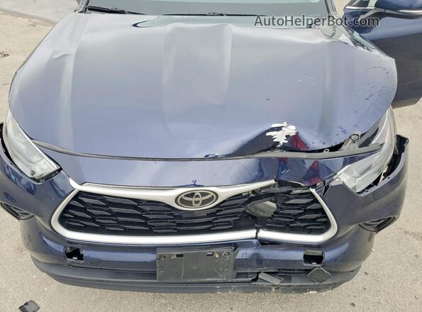 5TDGZRBH3MS543390 2021 TOYOTA LE Синий Вид подкапотного пространства