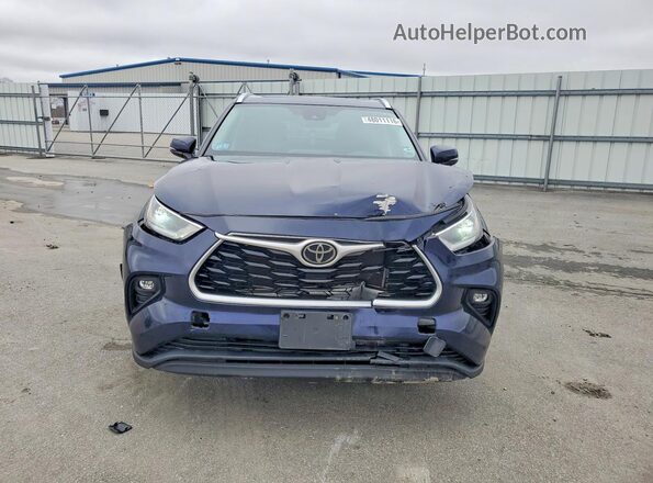 5TDGZRBH3MS543390 2021 TOYOTA LE Синий Вид спереди