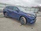 2021 Toyota Highlander Xle Синий vin: 5TDGZRBH3MS543390