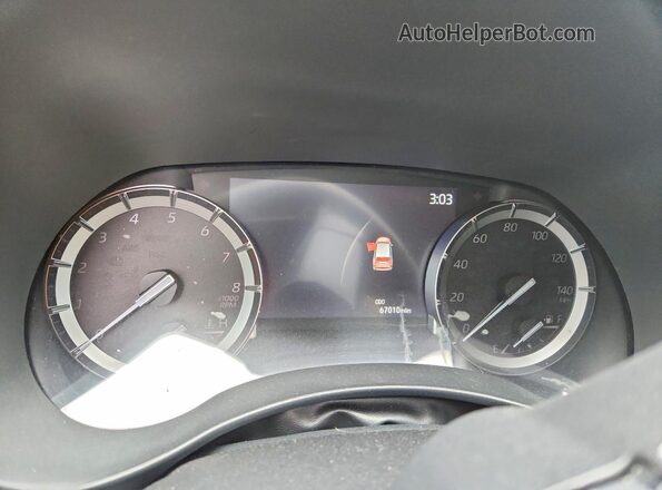 5TDGZRBH3MS559136 2021 TOYOTA HIGHLANDER Black Widok zestawu wskaźników
