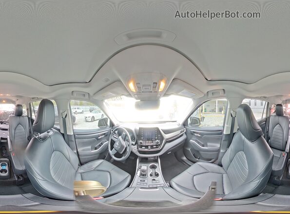 5TDGZRBH3MS559136 2021 TOYOTA HIGHLANDER Black Widok naklejki z numerem VIN