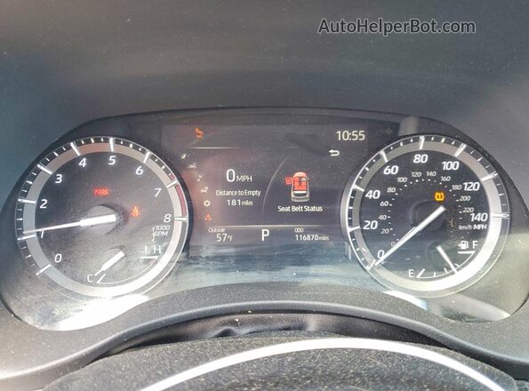 5TDGZRBH4LS043849 2020 TOYOTA HIGHLANDER Серый Вид щитка приборов