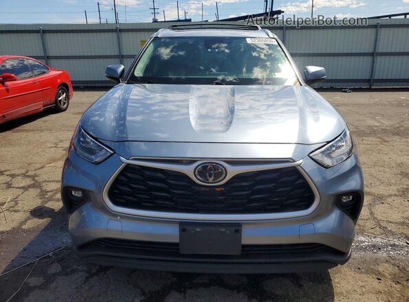 5TDGZRBH4LS043849 2020 TOYOTA HIGHLANDER Серый Вид спереди