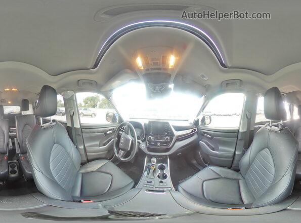 5TDGZRBH4MS103999 2021 TOYOTA HIGHLANDER Silver Vista interior de 360 grados
