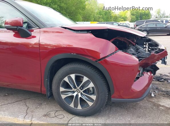 5TDGZRBH6MS079222 2021 TOYOTA HIGHLANDER Красный 