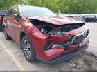 2021 Toyota Highlander Xle Красный vin: 5TDGZRBH6MS079222