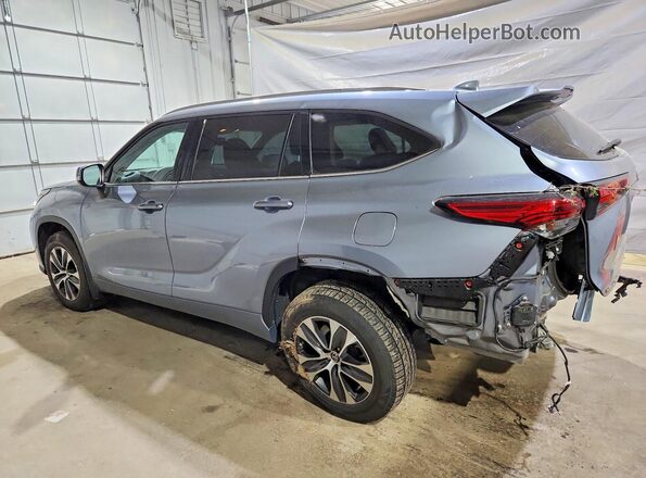 5TDGZRBHXMS088568 2021 TOYOTA HIGHLANDER Серый Задняя левая четверть