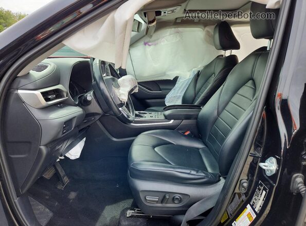 5TDGZRBHXMS132634 2021 TOYOTA HIGHLANDER Черный Вид салона спереди