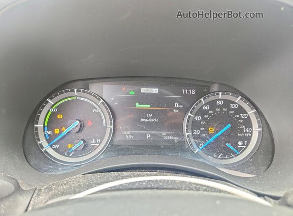 5TDHBRCH2MS531741 2021 TOYOTA HIGHLANDER Синий Вид щитка приборов