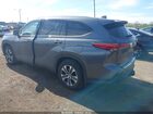 2020 Toyota Highlander Hybrid Xle Серый vin: 5TDHBRCH8LS501805