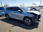 2021 Toyota Highlander Синий vin: 5TDHZRAH6MS068565