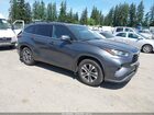 2020 Toyota Highlander Xle Gray vin: 5TDHZRBH0LS035753