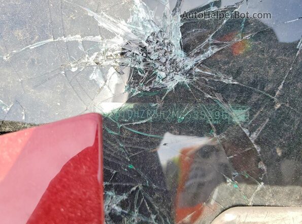 5TDHZRBH2MS535396 2021 TOYOTA HIGHLANDER Красный Вид наклейки с VIN-кодом